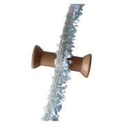 Nastro In Twill Nastro 2Yard 2cm Tweed Frange Trim Misto Nappa Trimming Accessorio da Cucito for Indumento Fai Te Vintage(Baby blue (2cm)