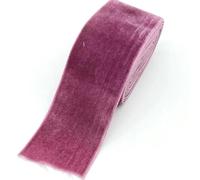 Nastro in velluto a faccia singola, Set di nastri di velluto multicolore 40 mm x 2 iarde 18 pezzi(Mauve)
