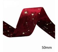 Nastro In Velluto Bronzo Doppio Lato 5/10 Metri Bordo Decorativo Starry