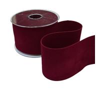 Nastro in VELLUTO DOPPIO 70 mm x 10 metri Colore 14 BORDEAUX 14XU