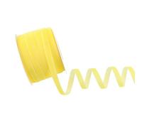 Nastro in velluto giallo da 0,9 cm, sottile nastro in velluto singolo per confezioni regalo, nastro natalizio giallo, per fiocchi per capelli, primavera, caffè fatti a mano, decorazione per la casa,