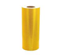 Nastro in vinile, adesivi riflettenti, nastri di avvertimento, adesivi notturni for corsie e segnaletica di distanziamento sociale(Yellow,1m)