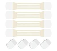 Nastro invisibile per il collo, cerotto rassodante istantaneo per collo e fascia elastica, traspirante, altamente elastico, anti-rughe, rassodante per pelle cadente, doppio mento, , 4 elastici +