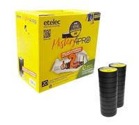 Nastro isolante adesivo Etelec 4PRO 19mm x 25m 20pz e giravite Omaggio NA8019K1