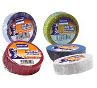 Nastro Isolante Autoestinguente Mm 25 x 25 M Colore Nero 8 Rotoli Scapa