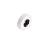 Nastro isolante in PVC, spessore 0,13 mm, larghezza 17 mm, lunghezza 25 m, bianco, ideale per isolamento elettrico e riparazioni.