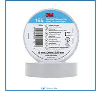 Nastro Isolante NERO Bianco per Elettricista 19x25 3M Elettrico in PVC Isolato c