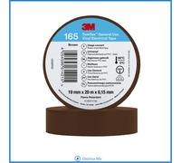 Nastro Isolante NERO Bianco per Elettricista 19x25 3M TEMFLEX in PVC Isolato e