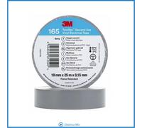 Nastro Isolante NERO Bianco per Elettricista 19x25 3M TEMFLEX in PVC Isolato e