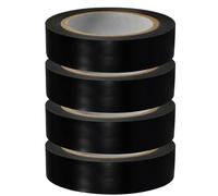Nastro Isolante Nero,Resistente Alle Intemperie E Alle Alte Temperature - 4 Pezzi Di Nastro Isolante Ignifugo - per Uso Esterno, Domestico, Industriale, Automotive, Veicolo, Attrezzature, Cavi e Fili