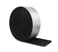 Nastro isolante per tubi, 10 cm x 10 m, in schiuma, per esterni | Schiuma spessa 10 mm, previene il congelamento, scudo termico estivo, tubi dell'acqua all'aperto, risparmio energetico