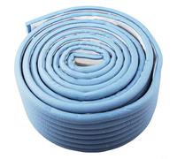 Nastro isolante per tubi dell'acqua per esterni, 2 m x 8 cm, striscia autoadesiva in schiuma per protezione dal gelo, isolamento termico e riduzione del rumore, blu