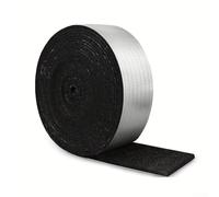 Nastro isolante per tubi, rotolo da 10 m, con schiuma e foglio di alluminio per protezione contro il congelamento e la perdita di calore in condizioni invernali (7,5 cm x 10 m)