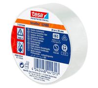 tesa Nastro isolante 98398 certificato bianco 25 mm x 25 m - confezione 10 pezzi