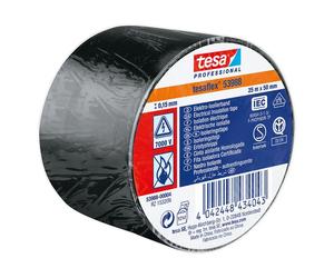 NASTRO ISOLANTE 'PROFESSIONAL 53988' mm. 50 x 25 mt - nero 4 PZ