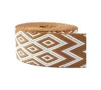 Nastro Jacquard da 38 mm, Adatto per tracolle, Decorazioni per Bagagli, Cucito Fai da Te e Fasce Elastiche Altamente Elastiche realizzate a Mano.,38 mm - 5 Metri