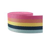 Nastro Jacquard da 38 mm, Adatto per tracolle, Decorazioni per Bagagli, Cucito Fai da Te e Fasce Elastiche Altamente Elastiche realizzate a Mano.,38 mm - 5 Metri