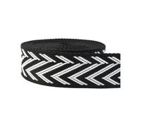 Nastro Jacquard da 38 mm, Adatto per tracolle, Decorazioni per Bagagli, Cucito Fai da Te e Fasce Elastiche Altamente Elastiche realizzate a Mano.,38 mm - 5 Metri