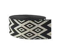 Nastro Jacquard da 38 mm, Adatto per tracolle, Decorazioni per Bagagli, Cucito Fai da Te e Fasce Elastiche Altamente Elastiche realizzate a Mano.,38 mm - 5 Metri