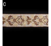 Nastro Jacquard Ricamato Per Tende 25 Metri Larghezza 4cm/6cm/8cm Poliestere