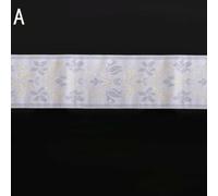 Nastro Jacquard Ricamato Per Tende 25 Metri Larghezza 4cm/6cm/8cm Poliestere