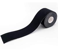 Nastro kinesiologico nero | Impermeabile - delicato sulla pelle - elastico - bendaggio autoadesivo per il fitness | Nastro fisioterapico ottimale per lo sport e la vita quotidiana - axion