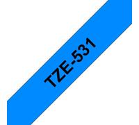 Nastro Laminato Brother TZ Blu 1,2 cm x 8 m Resistente per Etichette Durature