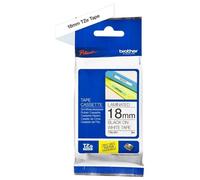 Nastro Laminato Brother TZe241 per Etichettatrice Elettronica Nero su Bianco