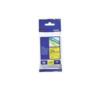 Nastro laminato per etichettarice - nero/giallo Brother 24 mm x 8 mt TZe-651