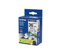 Nastro Laminato per Etichettatrici Brother TZEFX261 Bianco Nero/Bianco