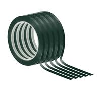Nastro lavagna bianco 9/32\" x 72 yard, 5 pz nastro cancellabile PET verde per