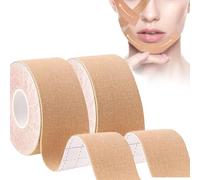 Nastro Lifting Viso, Cerotti Antirughe, Nastro Viso Invisibile Ultrasottile, Adesivi Lifting Viso Istantaneo Impermeabile Alta Elasticità, Rassodante e Tightening Pelle (2PCS)