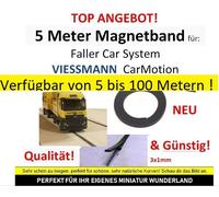 Nastro magnetico di qualità Car Motion per auto in movimento H0 1/87 - da 5 a...
