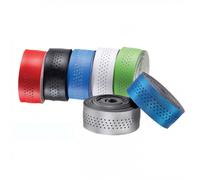 Nastro Manubrio Bici Blu Forato 30x1600mm - Kit Completo con Tappi e Adesivo