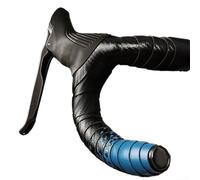 Nastro Manubrio Bici per corsa Impermeabile Pioggia Sudore Nastro | Texture sollevata, riduce tensione mani, grip reattivo, ideale per uscite lunghe e impegnative(Black & Blue)