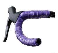 Nastro Manubrio Bici per corsa PU Assorbimento Shock Nastro Manubrio | per superficie testurizzata PU, sicurezza in ogni meteo, manubrio stabile, vivaci disponibili(Purple)