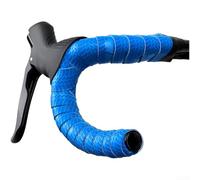 Nastro Manubrio Bici per corsa PU Assorbimento Shock Nastro Manubrio | per superficie testurizzata PU, sicurezza in ogni meteo, manubrio stabile, vivaci disponibili(Blue)