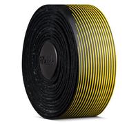 Nastro Manubrio Fizik Vento Microtex Tacky bi-color - Nero giallo Taglia unica / Giallo
