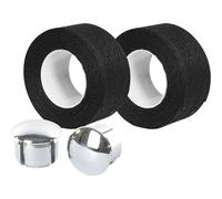 Nastro manubrio in cotone con terminale manubrio Velox Tressorex 85 Noir
