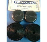 Nastro Manubrio Stradale Nero Liscio Benotto NUOVO / NOS Vintage-Messico-NIB