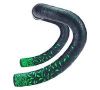 SUPACAZ Super Sticky Kush Star Fade verde neon/spine verdi neon fascia per manubrio (2.5 mm)