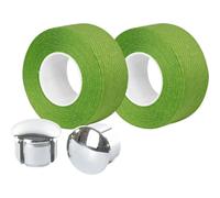 Nastro manubrio superiore in cotone con terminale manubrio Velox Tressostar 90 Vert