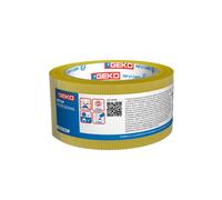 Geko - 21000-615 - Nastro mascheratura telato BETON - per esterni e superfici ruvide - 5 cm x 50 m - giallo - Geko - conf. 3 pezzi - 102018 - Conf. da 1 Pz. - 21000-615