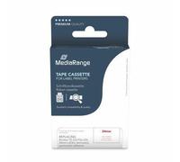 Nastro MediaRange ca. Brother TZ-252/TZe-252 24mm 8m rosso NEW