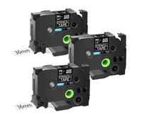 Nastro metallico inciso elettroliticamente 18 mm 24 mm 36 mm compatibile con NASTRO STENCIL MOBILE NON ADESIVO STE-141 STE-151 161(3PK STe-161 36mm)