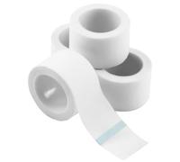 Nastro Microporoso 2,5 cm x 9,14 m - 4 Rotoli Nastro Micropore Adesivo Traspirante e Ipoallergenico per Pelli Sensibili, Nastro Chirurgico Micropore per Estensioni Ciglia, Sport e Medicazioni - Bianco
