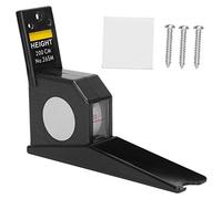 Nastro misuratore di altezza misuratore di statura 2M, nastro misuratore retrattile Strumento per misurazione metallo su righello per bambino adulto(Nero)