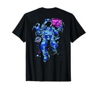 Nastro musicale Astronauta EDM Rave BPM Addict Sober Raver PLUR Maglietta