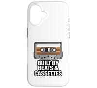 Nastro musicale retrò costruito da Beats And Cassettes Custodia per iPhone 16