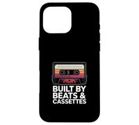 Nastro musicale retrò costruito da Beats And Cassettes Custodia per iPhone 16 Pro Max